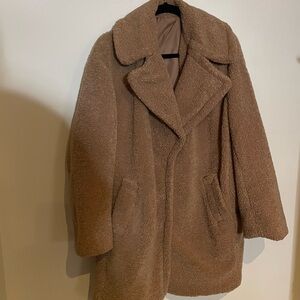 Kensie Warm Tan Teddy Jacket